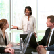 Office meeting stock photo